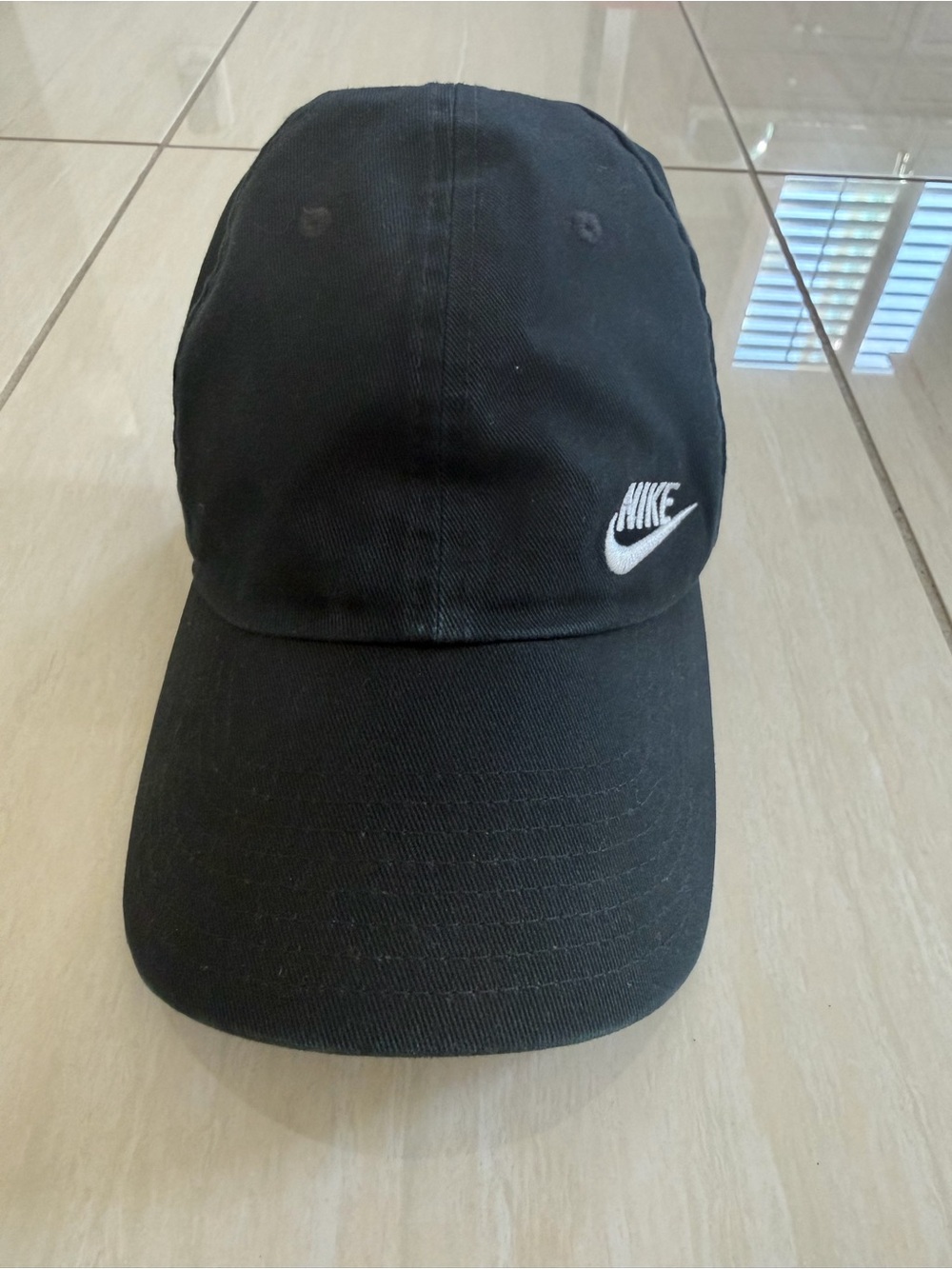 Nike Black Swoosh Baseball Cap
